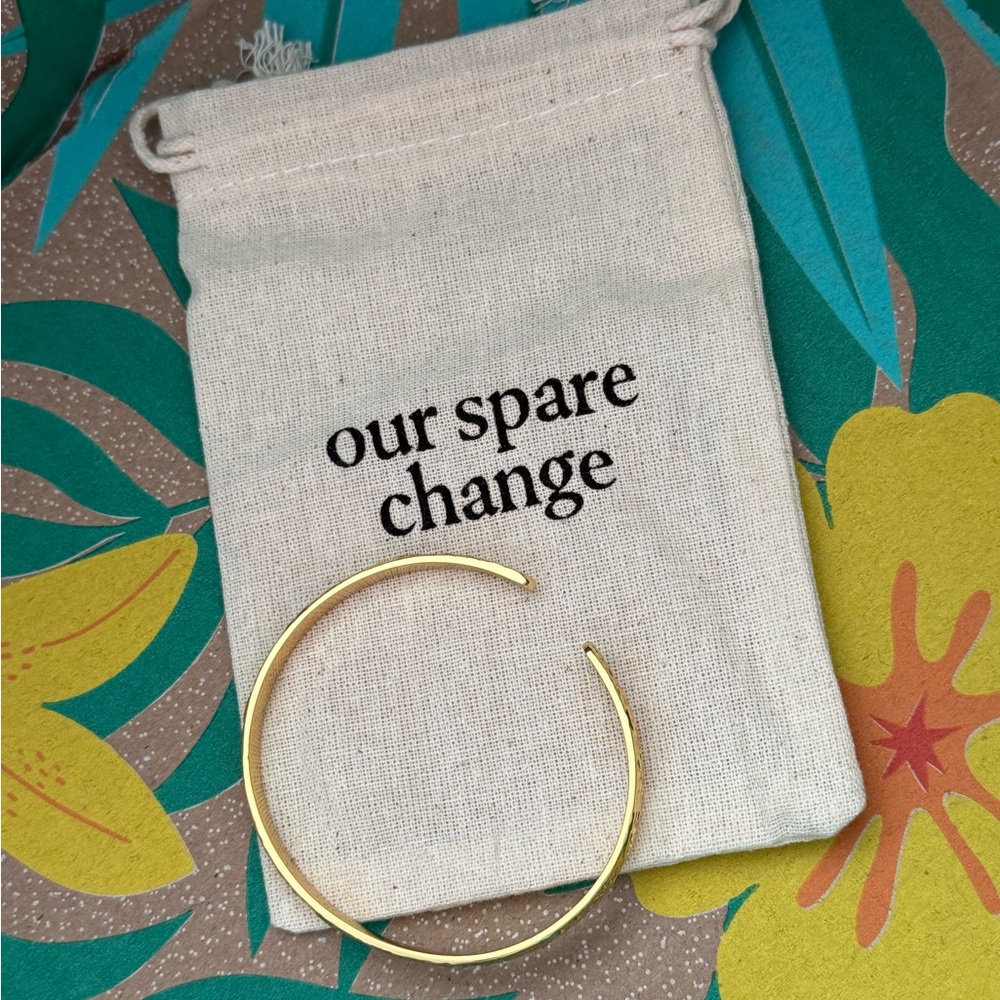Our Spare Change Floral Cuff